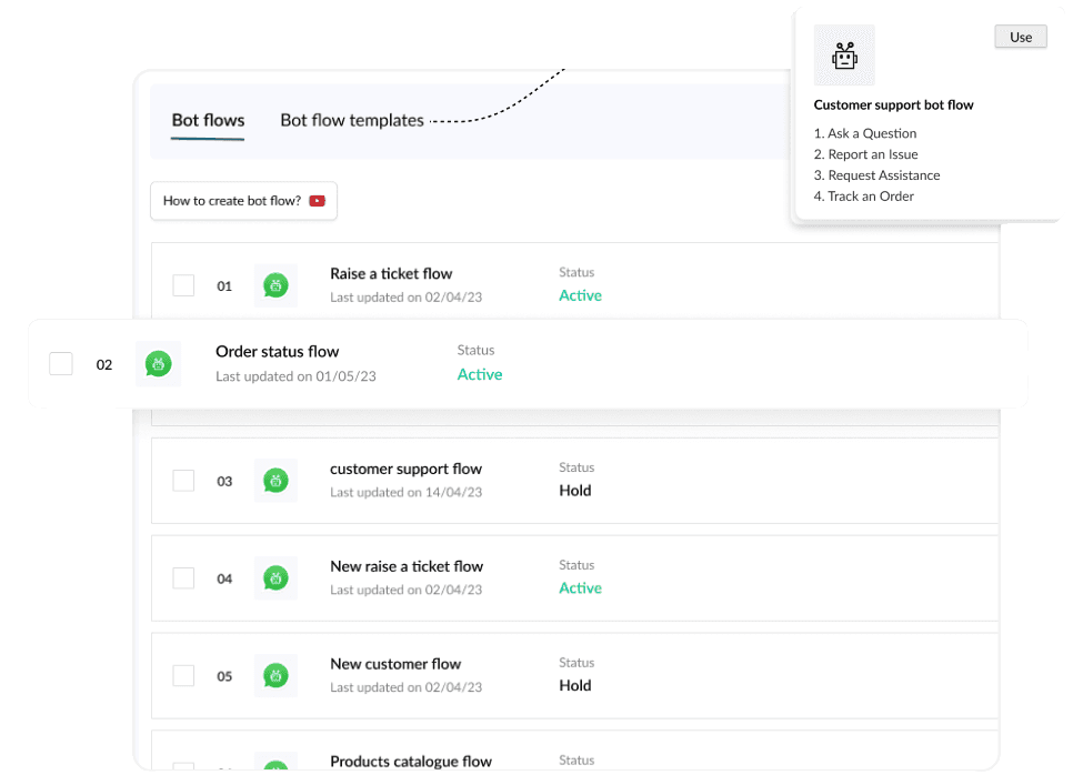 Automated bot flow routing builder